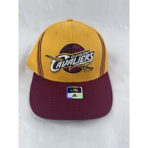 Adidas Cleveland Cavaliers NBA Ball Cap Hat Fitted L/XL Two Toned